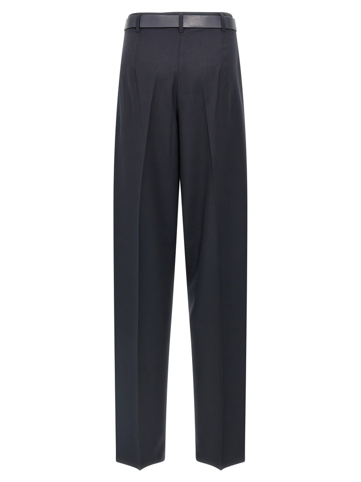 Max Mara Studio Bergamo Pants - Blue | f9c7d2fd37c8ce98a475e77d11d30aa3fdd17985
