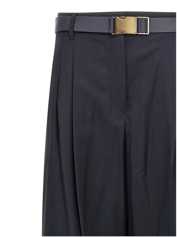 Max Mara Studio Bergamo Pants - Blue | 74c1050b06a774c770736828c6347af17bdfa482