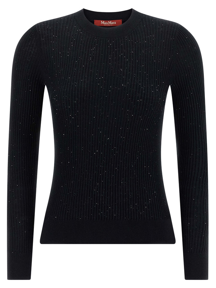 Max Mara Studio Marabu Sweaters and Cardigans - Black | 6efd220853c12b22e5003c220c96425a8c4a8fbd