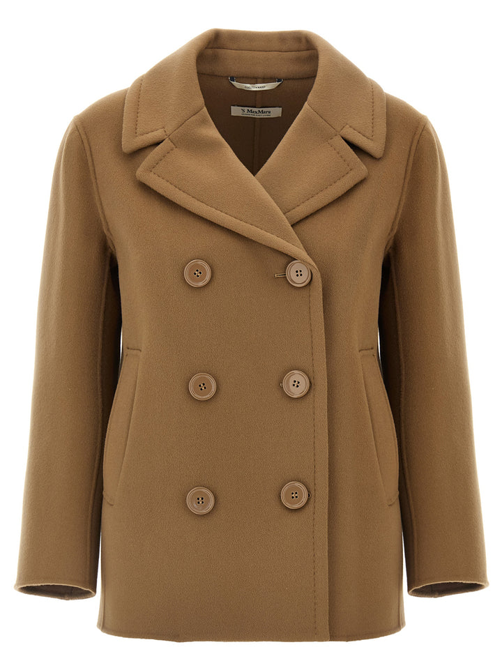 S Max Mara Elise Coats and Trench Coats - Brown | af76a284a33b80b1d1c867ad840783e27761fdbb