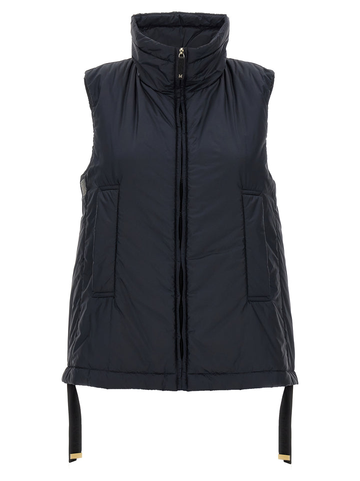 Max Mara The Cube Greenve Gilet - Blue | 7846a5980a9eefb89e8aa1bba1c74432f70729ad