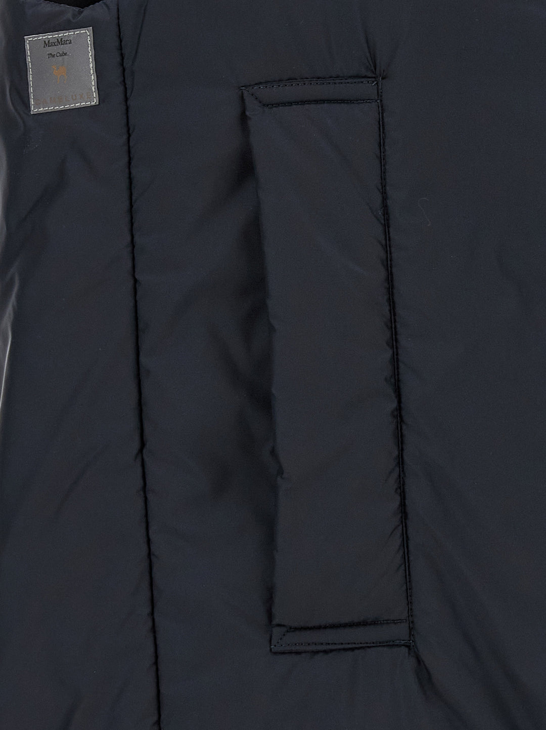 Max Mara The Cube Greenve Gilet - Blue | b91f70b2a38021eb63966f935a5e0e1dd3fec0ec