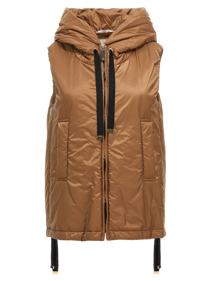 Max Mara The Cube Greengo Gilet - Brown | 7048d47228b1515bded8b4fd6ae362203288b6db
