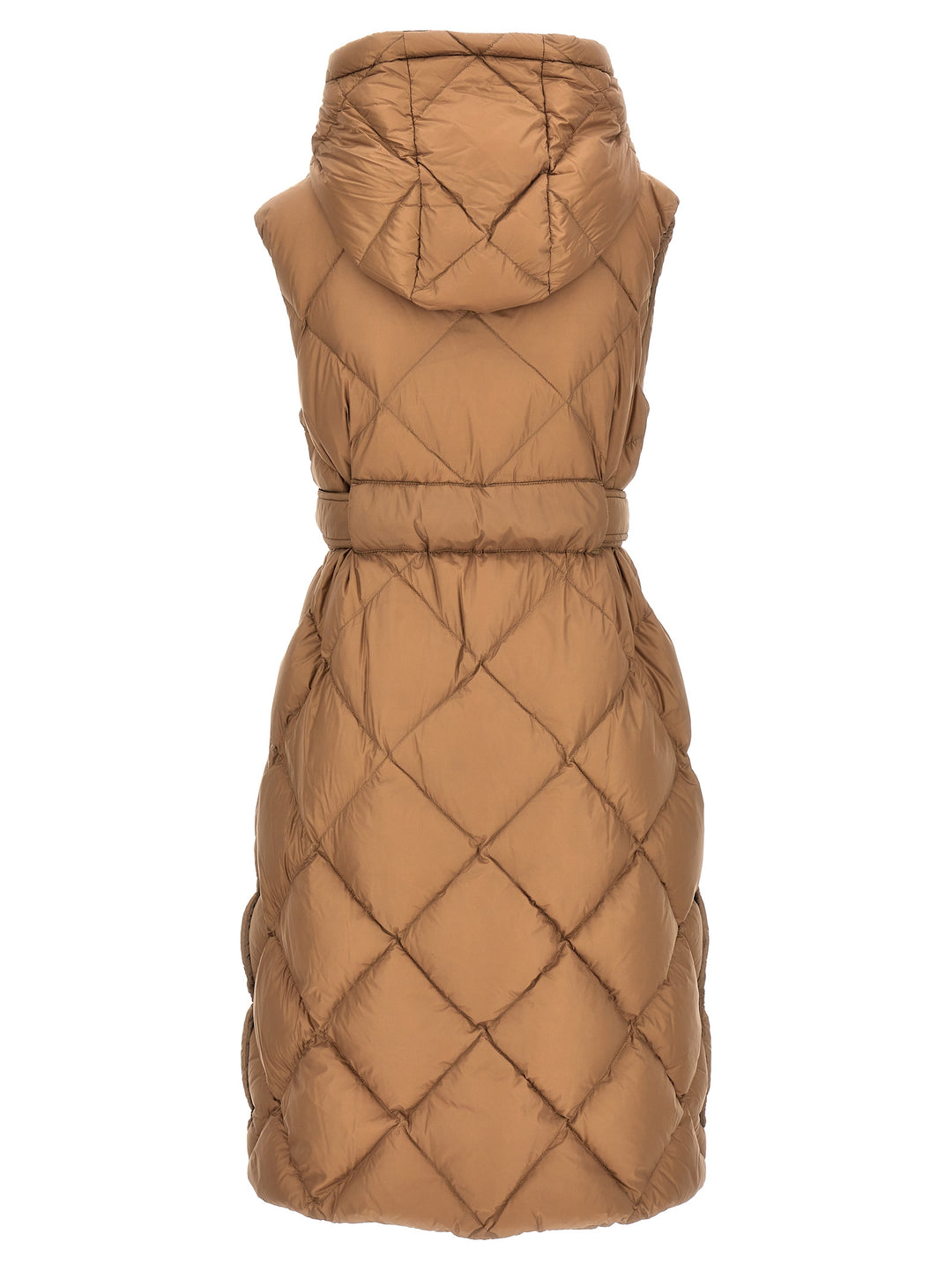 Max Mara The Cube Tregil Gilet - Brown | 1cc15d6d46666ca8466aca6b9d3a94c5697ee089