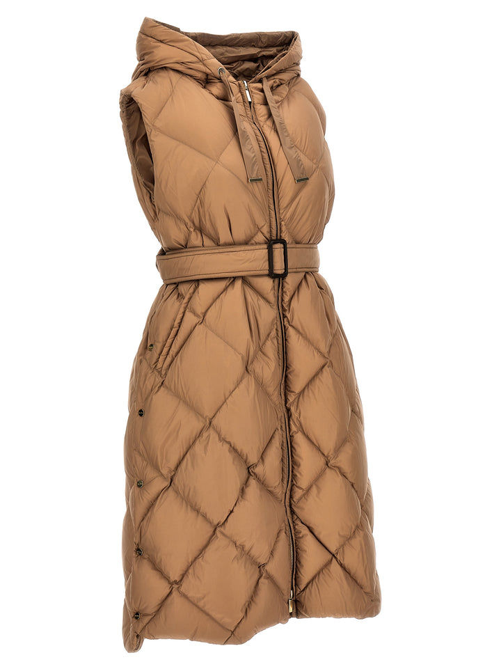 Max Mara The Cube Tregil Gilet - Brown | cb2e7ca7d8f8731bb293d7ecb282332b5ce5b633