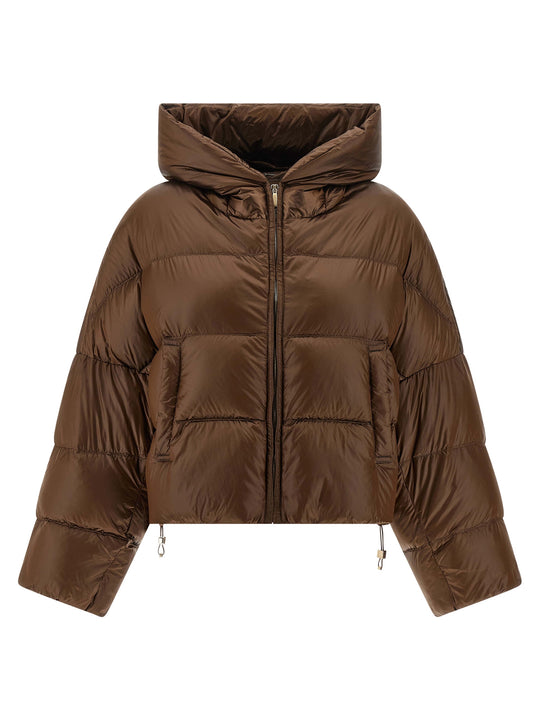 Spaceca Puffer Jackets Brown