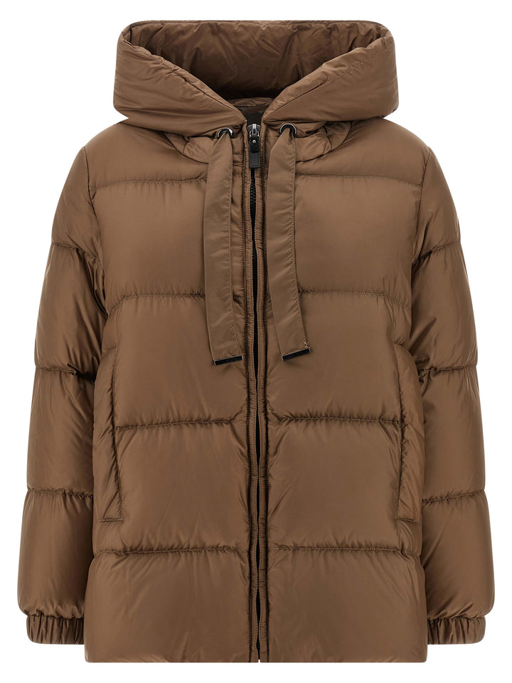 Max Mara The Cube Seia Puffer Jackets - Brown | a530afd11c70566d6ab85f58854141eaa2ce6809
