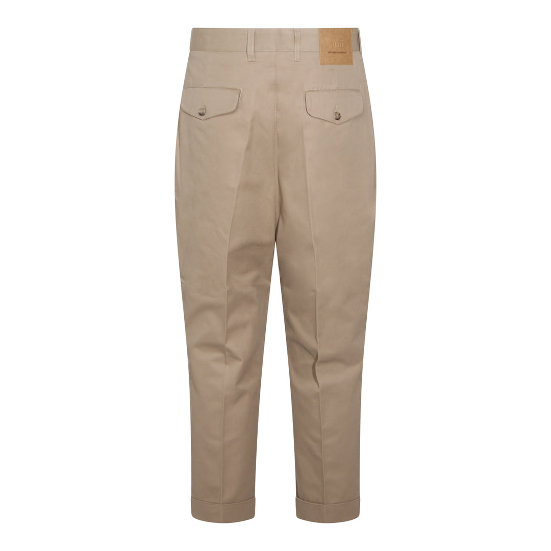 Ami Paris Trousers - BEIGE | a9e4a38c4faa9819de7832b73add3e9bd9d62820