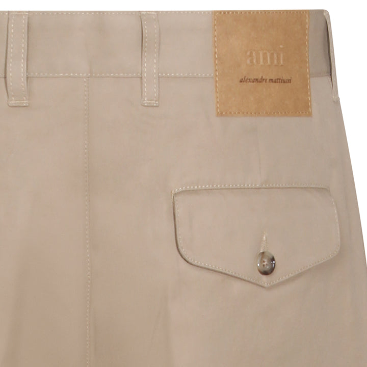 Ami Paris Trousers - BEIGE | ef00ced84b930e4e6083695bac404ae25f337946