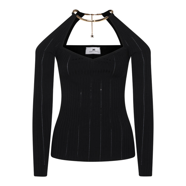 Elisabetta Franchi Sweaters - NERO | 7999f91e002277ceeb0c33915bbee52fdbe0767e