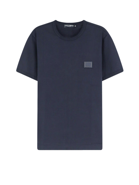 Cotton T-Shirt With Iconic Detail
