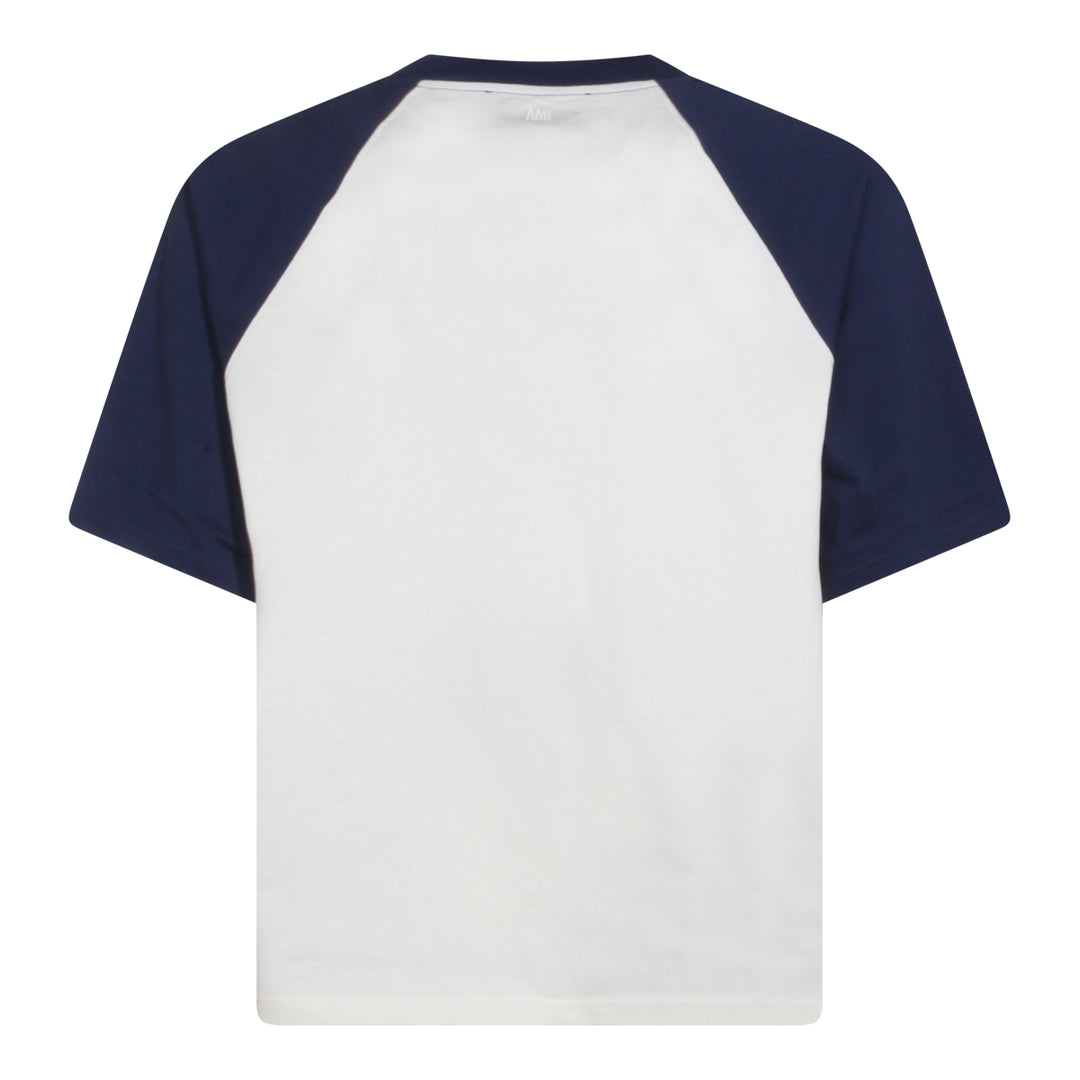 Ami Paris T-shirts and Polos - OFF WHITE-BLUE | 0dd5c223f0e06f4a3ef5dfb56754a37b8ab59632