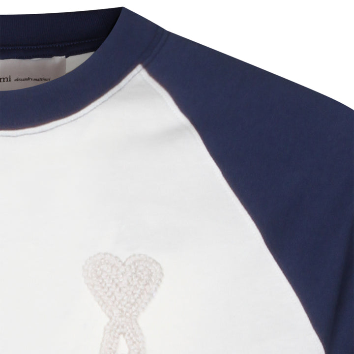 Ami Paris T-shirts and Polos - OFF WHITE-BLUE | 04eb68c4e6c1e4dd11735cf46826751fe7040ba9