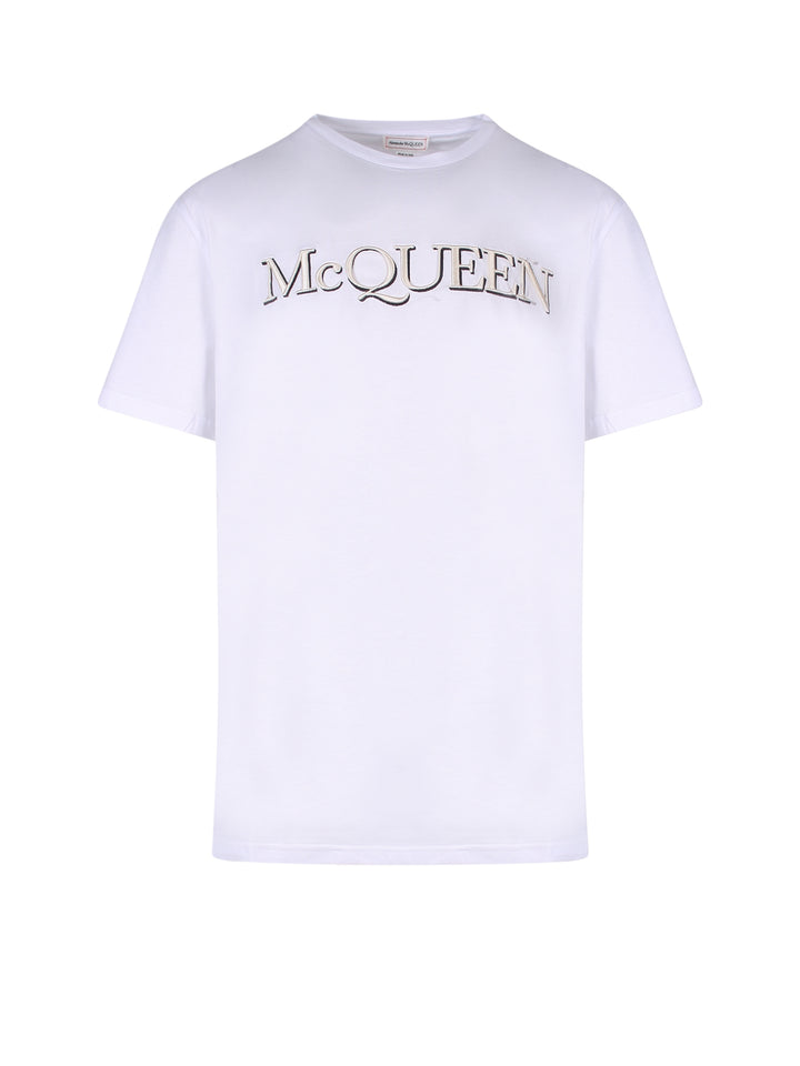 Alexander Mcqueen T-shirts and Polos - Light and natural | f6ab123daa65547d77e8c6381df1e2a6bce188a7