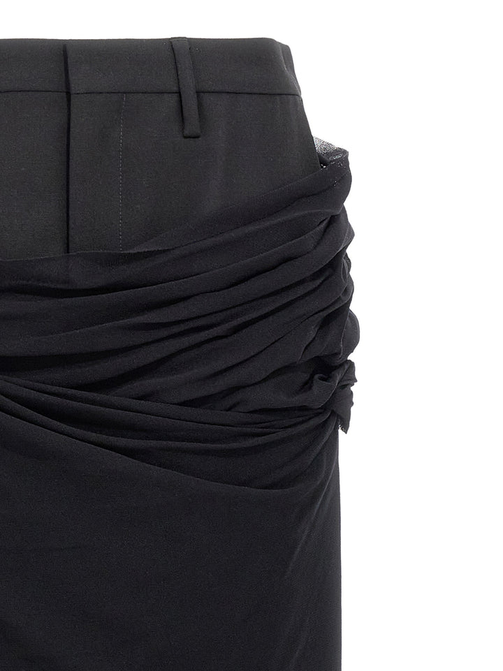 Jean Paul Gaultier Wool Pants - Black | 9b60ad411bda4fa2c10d51e8dec3210851aa5703