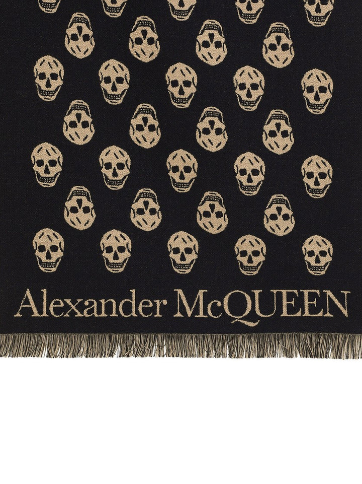 Alexander Mcqueen Scarfs - Blue and green | 8a7f43f1c7356ca6d5783fc1a2a1a9a77131c192