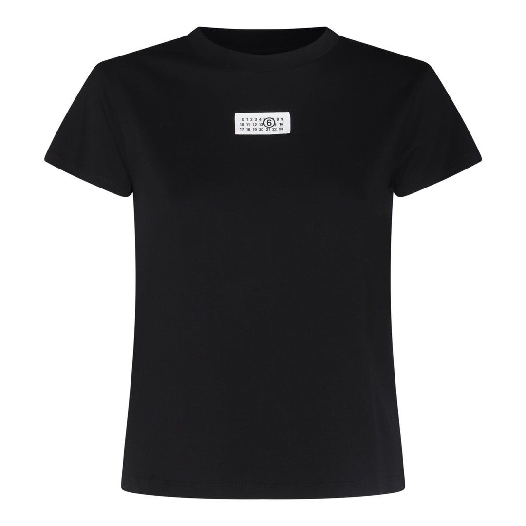 Mm6 Maison Margiela T-shirts and Polos - BLACK | 217b4ee55fabf404bf6687c7bc1ba196f689a270