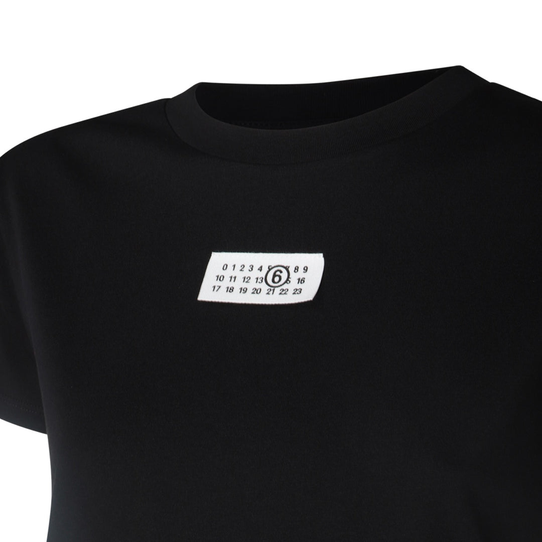 Mm6 Maison Margiela T-shirts and Polos - BLACK | 30f7876618c79bbad77bfd6e9d99d1b656b51c90