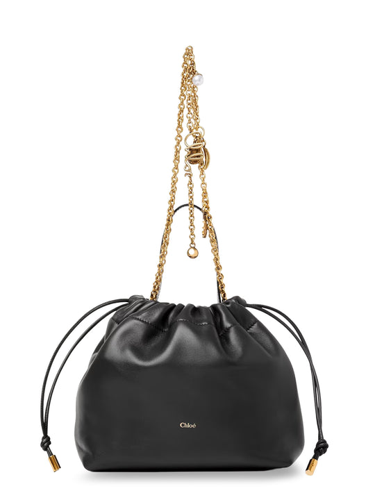 Chloé Icons Leather Crossbody Bag With Front Logo