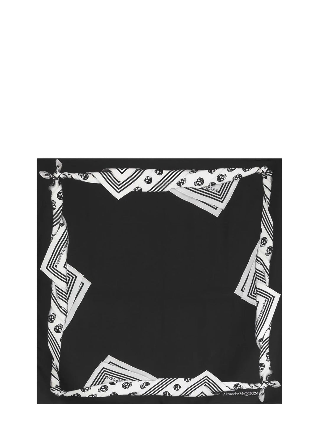 Alexander Mcqueen Scarfs - Blacks and greys | 2a10e0f1617fb6c0878c890f8f9944055f0f4384