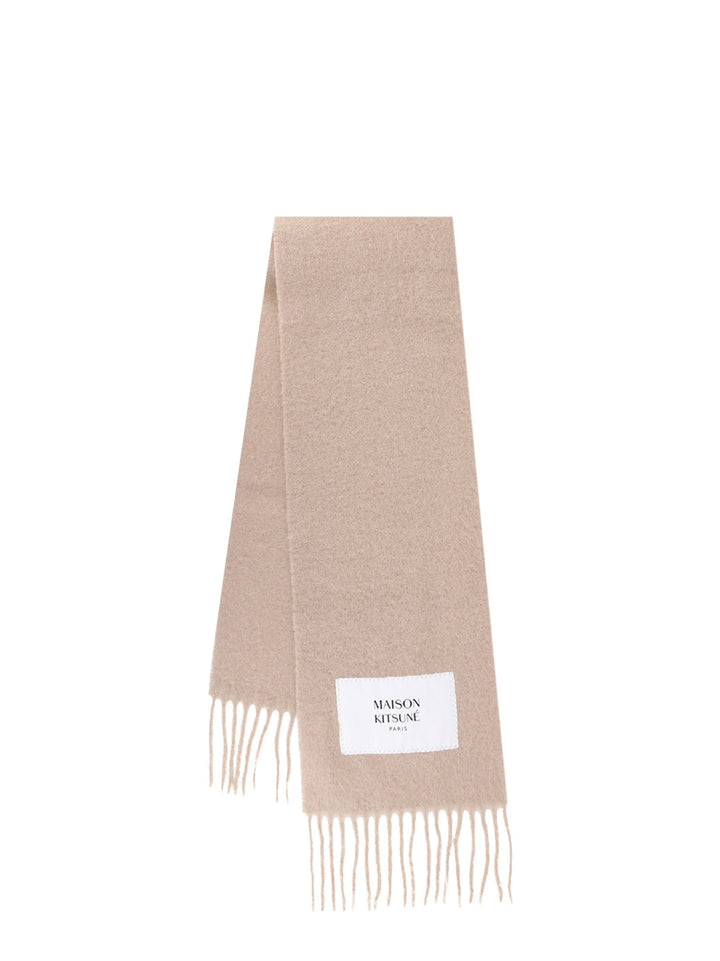 Maison Kitsune' Scarfs - Light and natural | f80a0f0706474745ba146f303f0d6757d6fbac4f