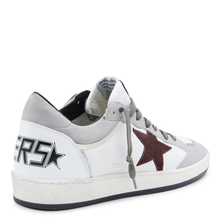 Golden Goose Sneakers - WHITE/DOVE/BORDEAUX | 3b34510c294758cb5aba339542432720de1bd8b0