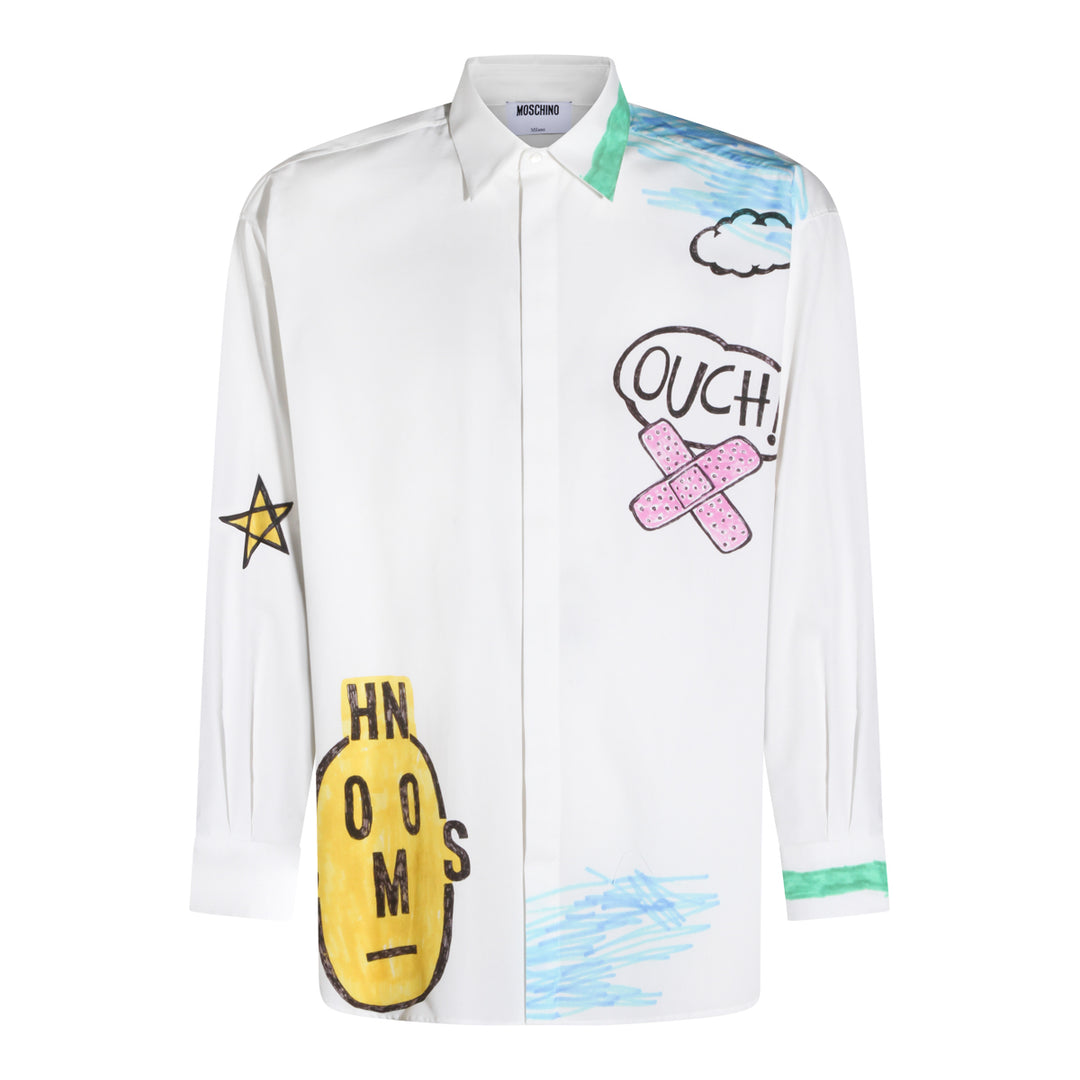 Moschino Shirts - WHITE | f56e4c9f252a818d4cb8a2965e1aacf1fb0607b0