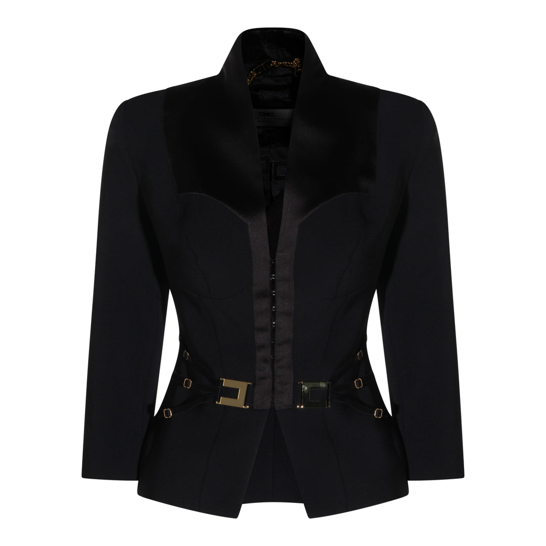 Elisabetta Franchi Jackets - Blacks and greys | bdfa73f83f3d67250d7cc21e693337d98421e52a