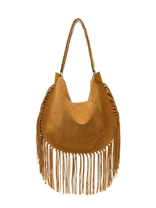 Oskan Suede Shoulder Bag