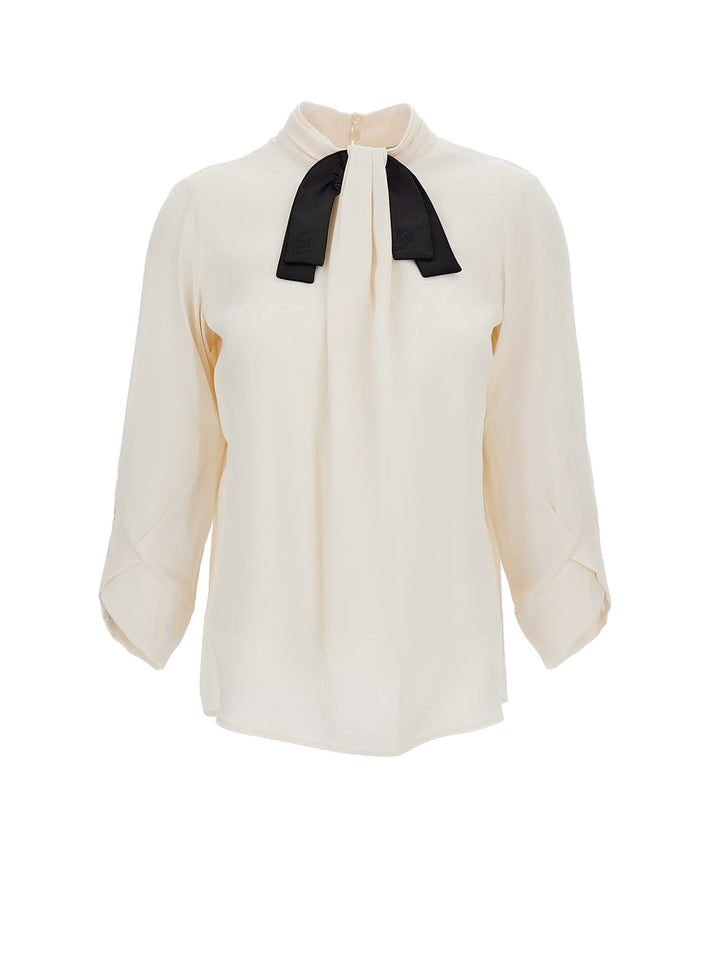 Elisabetta Franchi Shirts - BURRO | ec412a6b270933d084d512429ace5159200f70e8