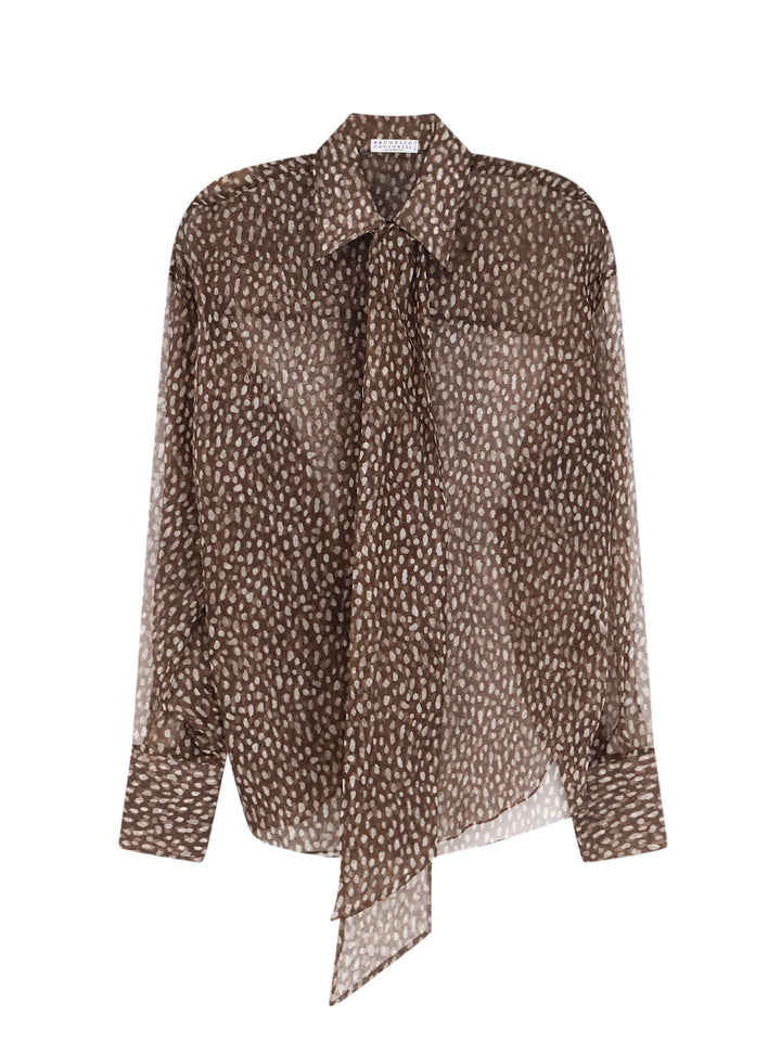 Brunello Cucinelli Shirts - CHOCOLATE | cce74573e685762c7cec9f2ffaa3b1cbddf04fb5