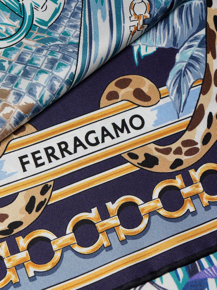 Ferragamo Scarfs - BLUE | 3951fc534dfb47510abec18a1ae619f8212c28e3