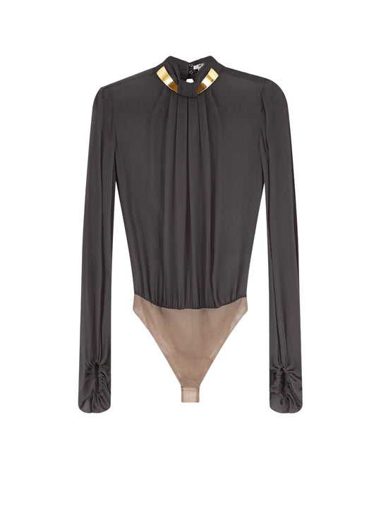 Viscose Shirt With Body Detail