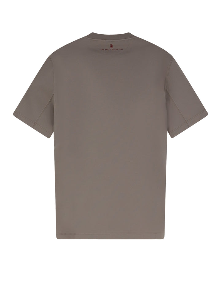 Brunello Cucinelli T-shirts and Polos - Gray and metallic | 9cc09540cea4e5876ce7c23a8700f5ed7a00e41b