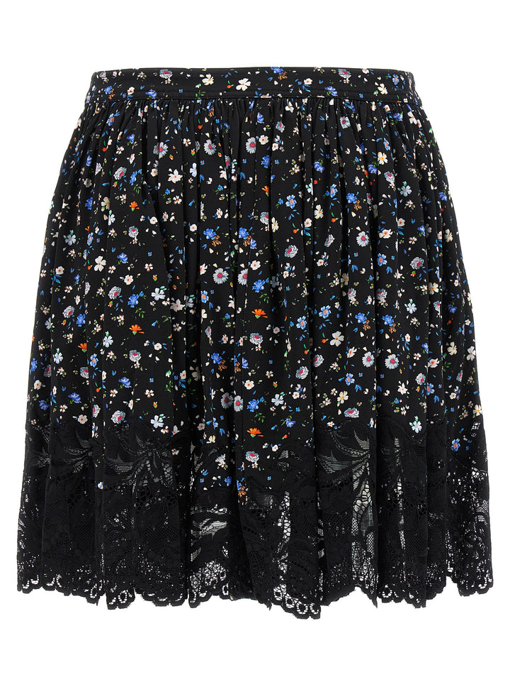 Paco Rabanne Floral Lace Skirt Skirts - Black | 102f8492ad853c71e940dbb57076032bdc24075b