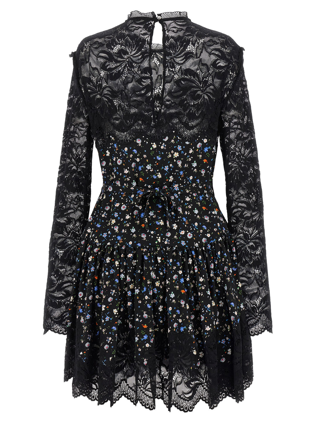 Paco Rabanne Floral Lace Dress Dresses - Black | f9636230c0adb2b456e620cccf2bc3d14f78dc53
