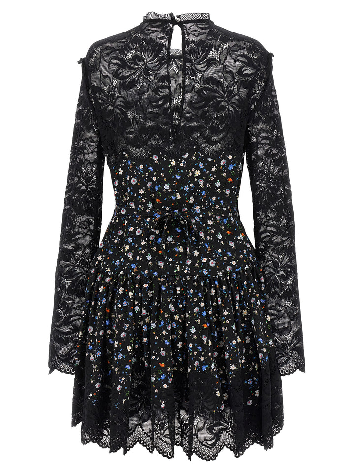 Paco Rabanne Floral Lace Dress Dresses - Black | f9636230c0adb2b456e620cccf2bc3d14f78dc53