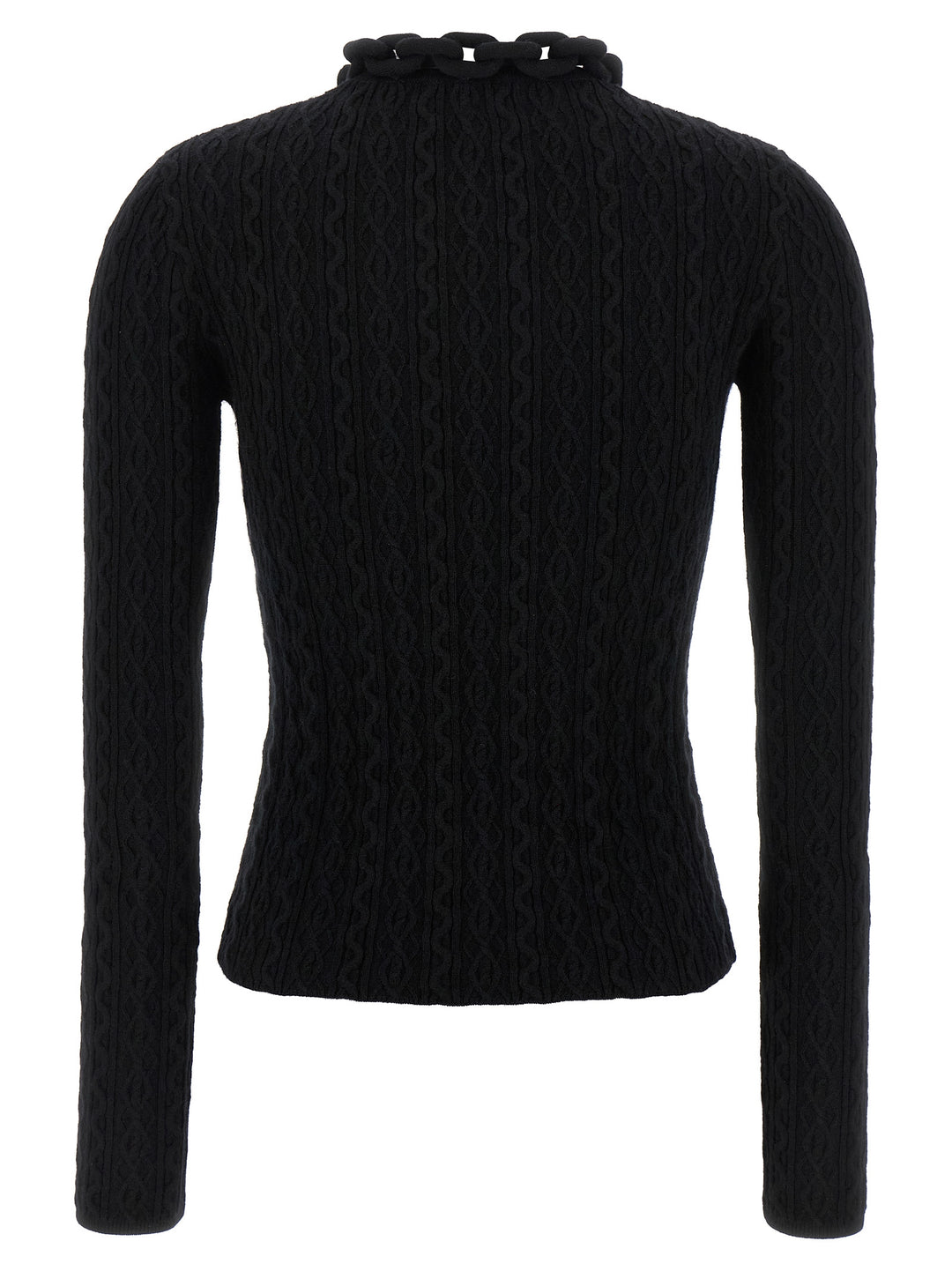 Paco Rabanne Necklace Sweater Sweaters and Cardigans - Black | 521cba76d2ae465ccbc74e8a3b8a7c38ffc5af20