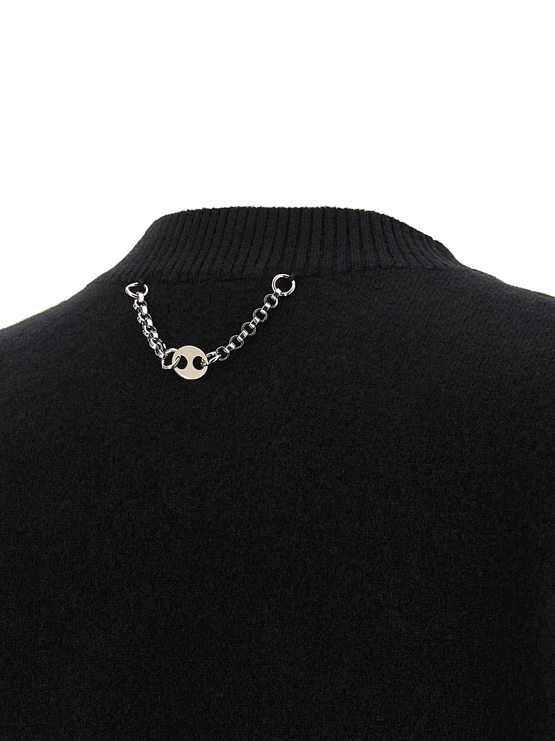 Paco Rabanne Trompe L'oeil Cardigan Sweater Sweaters and Cardigans - Black | 8cdcd30451ec976f1f437ef1c71926a1f508fe1b