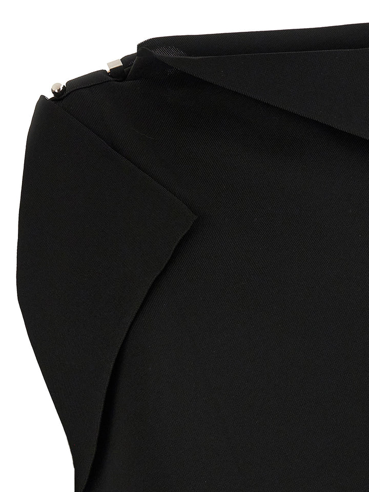 Jacquemus La Mini Robe Trapèze Dresses - Black | 057b4fe076d5223f40aedc0528874ef3c181a40f