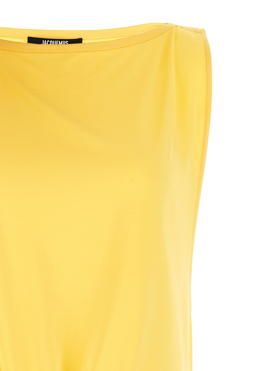 Jacquemus Le Haut Peplo Tops - Yellow | 2b0e51f5bd996ac9276bb3f5a945267a44268a18