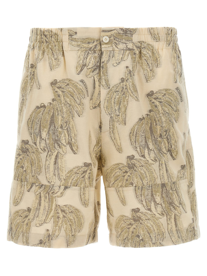 Jacquemus Le Short Aloe Bermuda and Short - Beige | a157c35aa4cef12626b2a62a2e14b3225900f01e