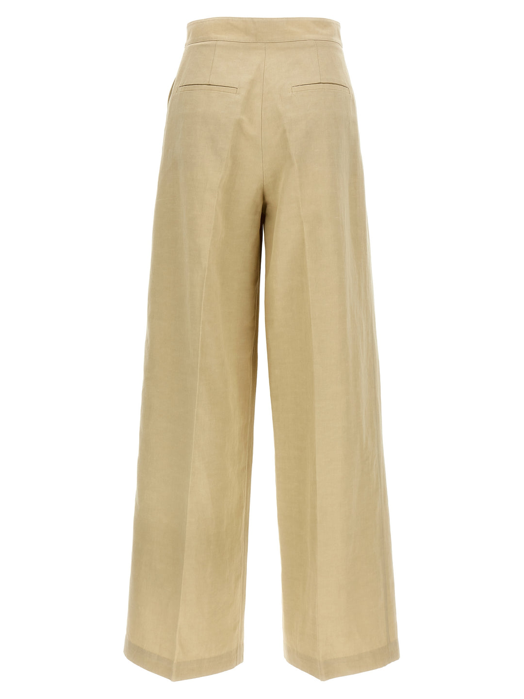 Yves Salomon Linen Trousers Pants - Beige | c2487698946ab994949384c92fcf8a1a3c100cc6