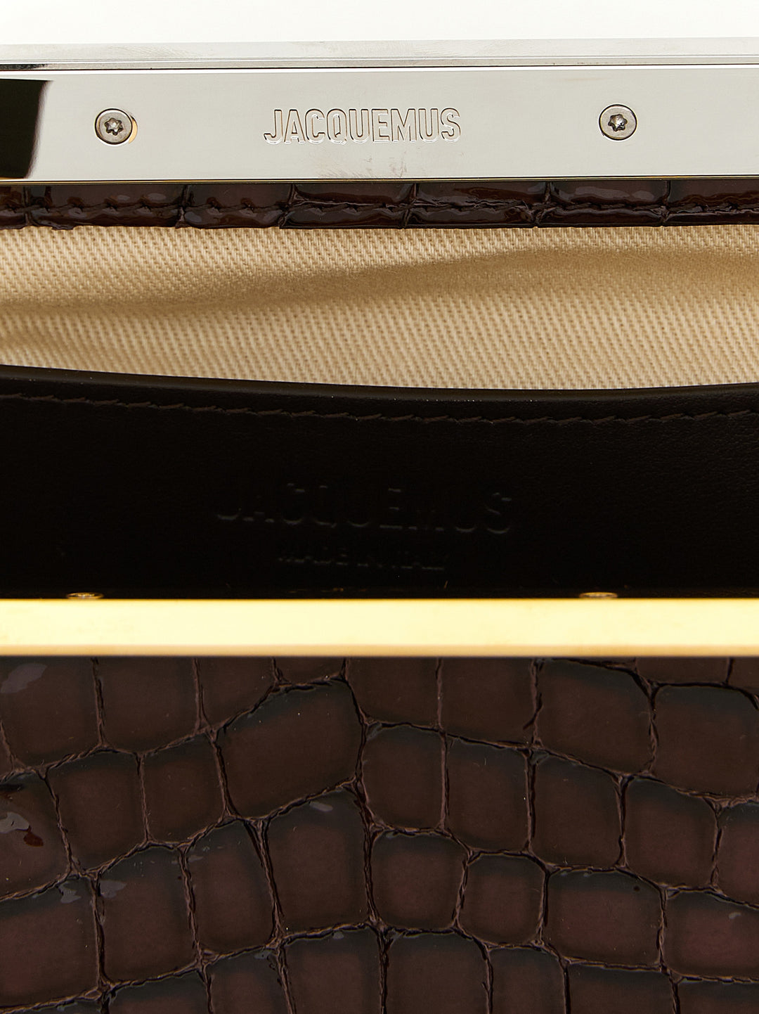 Jacquemus La Pochette Salon Clutch - Brown | eb418026265d843c74c4569e90c9105981e95c91