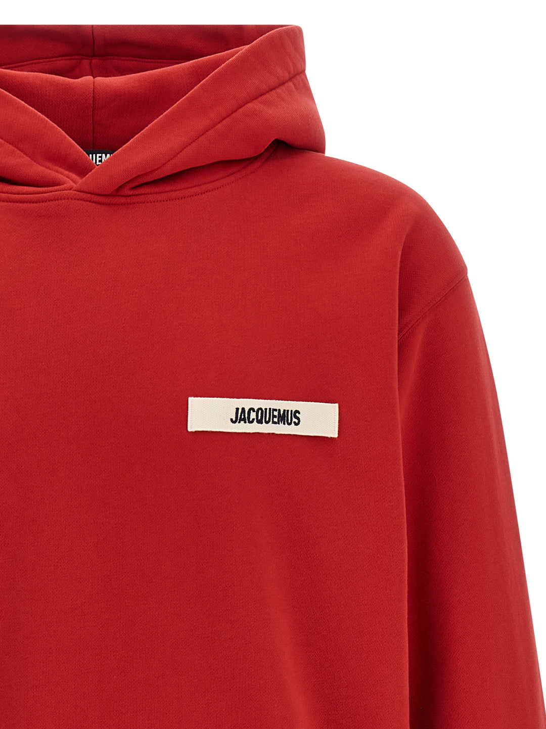 Jacquemus Le Hoodie Gros Grain Sweatshirt - Red | 7ff6dd49f9746ebe17311a2cf17d9748eb1b87f1