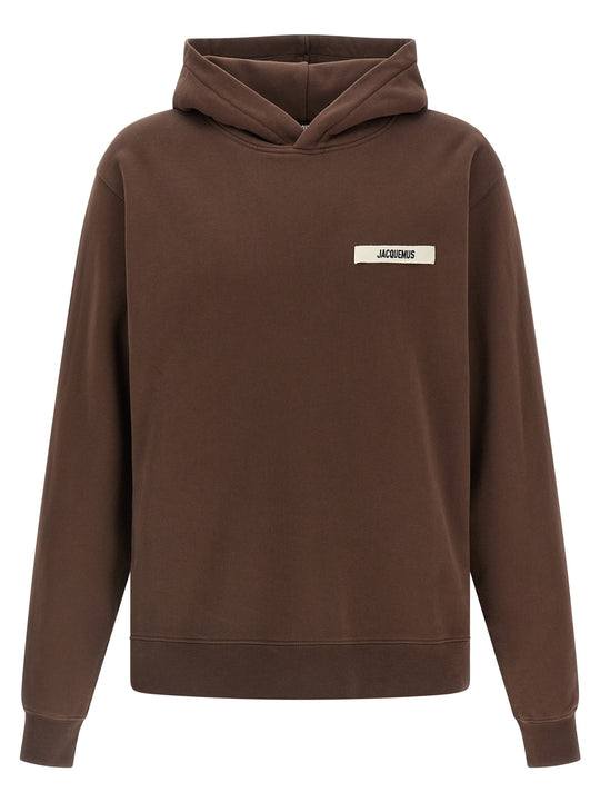 Le Hoodie Gros Grain Sweatshirt Brown