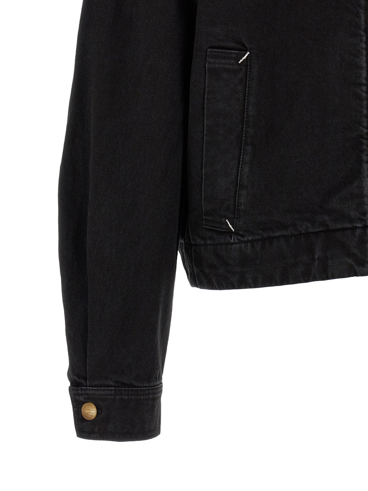 Jacquemus La Veste De-Nîmes Canevas Puffer Jackets - Black | ae1daa925339a8c6c914b2e8fd9c35319344f846
