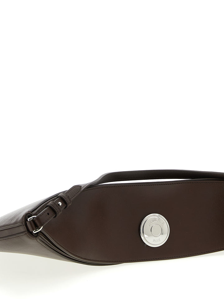 Jacquemus Le Sac Ovalo Shoulder Bags - Brown | 037a38079ccf3e0ffdd733d2e5e8504a28809c74