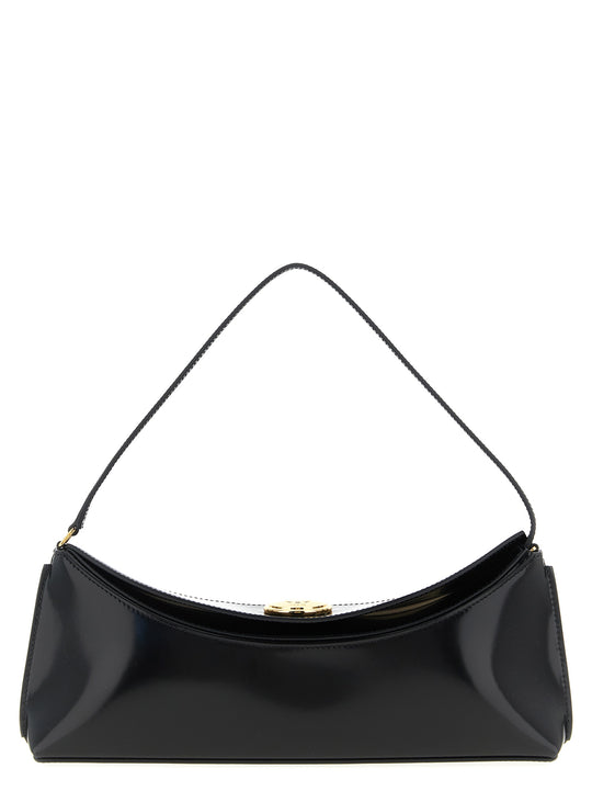 La Pochette Ovalo Shoulder Bags Black