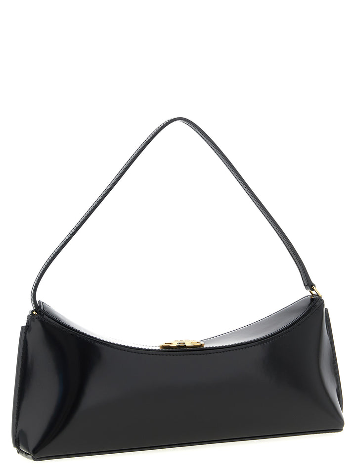 Jacquemus La Pochette Ovalo Shoulder Bags - Black | 2d8a37e6c89c6818eef54555caea95ab5cfab431